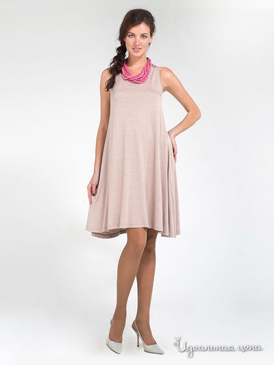 Платье Levall, цвет цвет бежевый