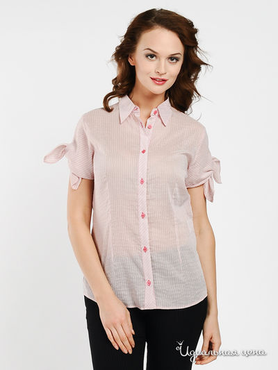 Рубашка Moschino, цвет цвет розовый