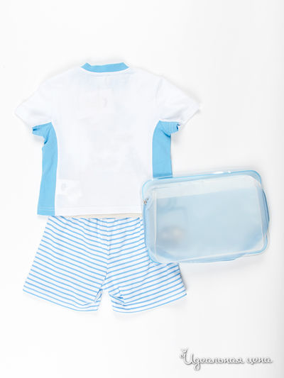Пижама Chicco для мальчика, цвет белый / голубой