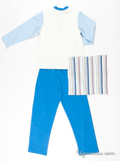 Пижама Chicco для мальчика, цвет белый / синий