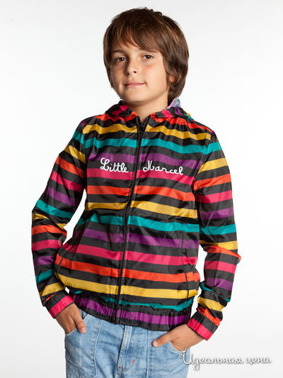 Куртка Little Marcel, цвет принт полоска