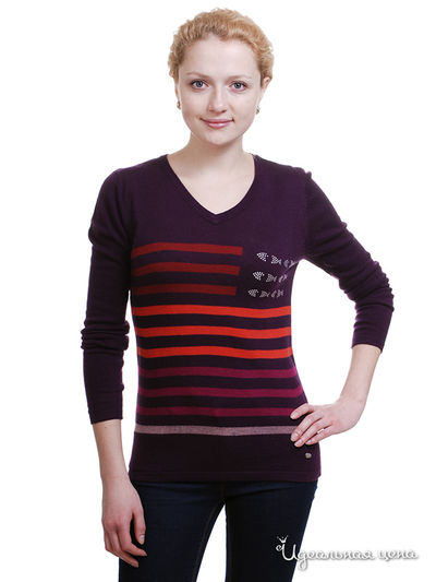 Пуловер Thalassa, цвет цвет ежевичный
