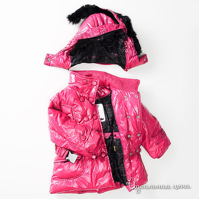 Куртка Gulliver для девочки, цвет розовый, рост 116 см