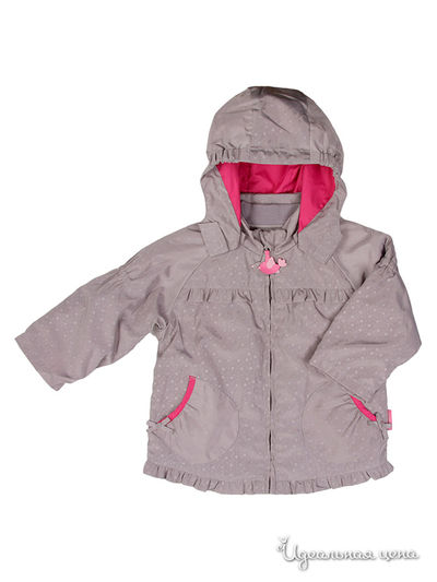 Куртка Coccodrillo, цвет цвет серый / розовый