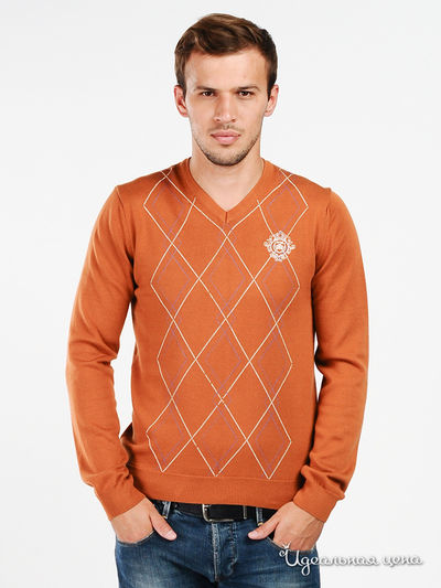 Пуловер Woollen Art, цвет цвет коричневый