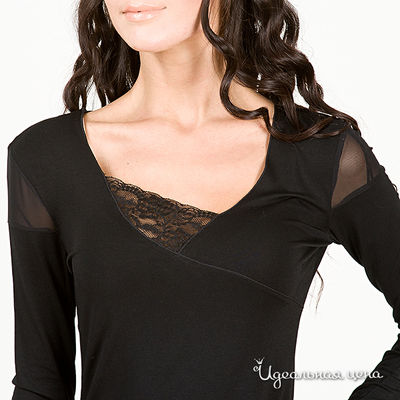 Блуза Pompa женская, цвет черный