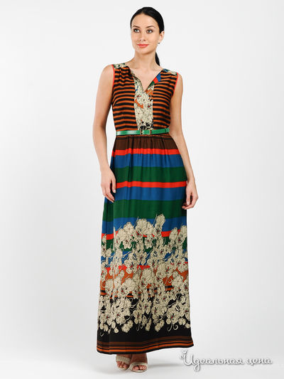 Платье Laura Dofi, цвет цвет мультиколор
