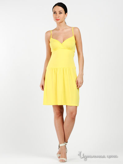 Платье Laura Dofi, цвет цвет желтый