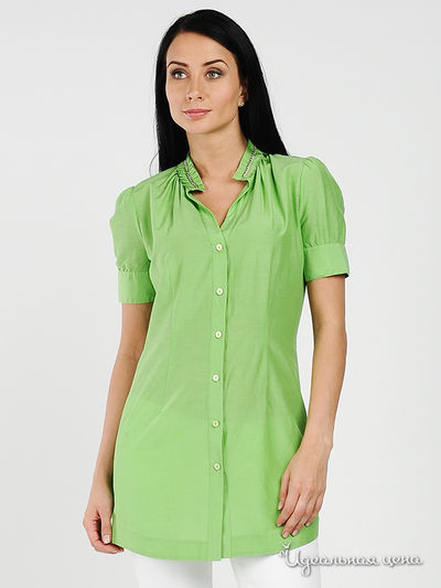 Блуза GAS, цвет цвет зеленый