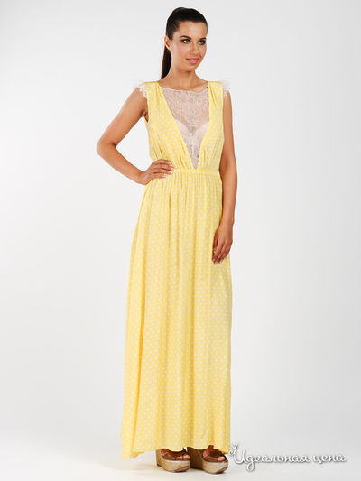 Платье Maria Rybalchenko, цвет цвет желтый / белый горошек