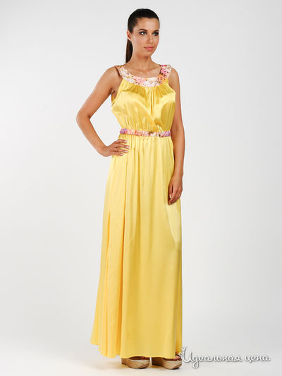 Платье Maria Rybalchenko, цвет цвет желтый / розовый