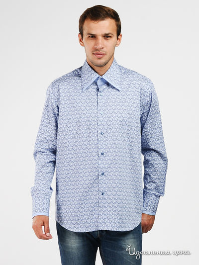 Рубашка Venturo, цвет цвет голубой / белый