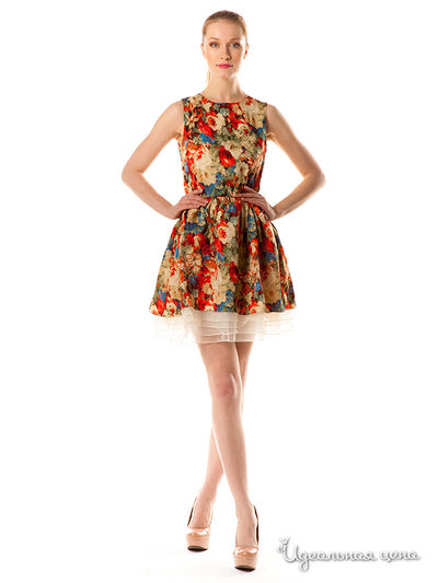 Платье Leo Mayers, цвет цвет мультиколор