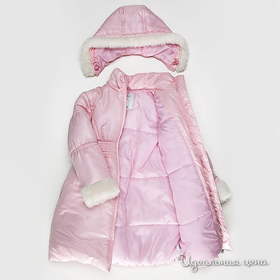 Пальто Etti Detti для девочки, цвет светло-розовый