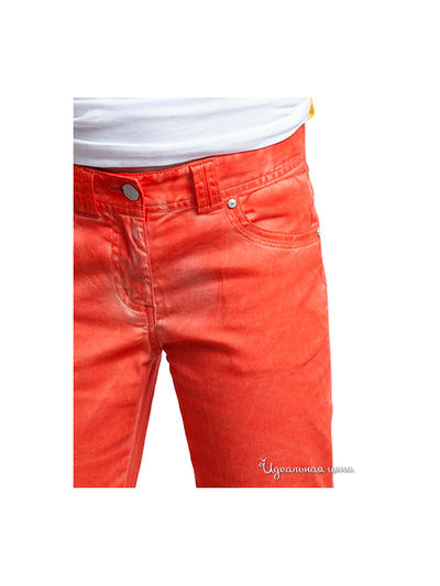 Узкие брюки, крой для стандартной фигуры Million X для девочки, цвет оранжевый