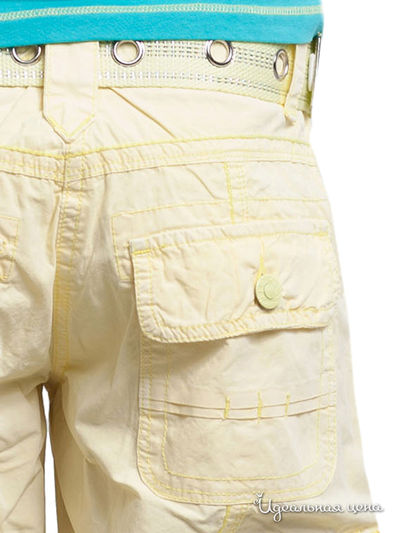 Укороченные брюки Million X для девочки, цвет светло-желтый