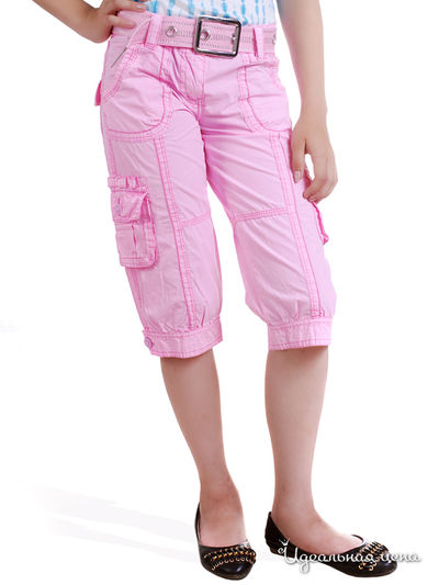 Укороченные брюки Million X для девочки, цвет розовый