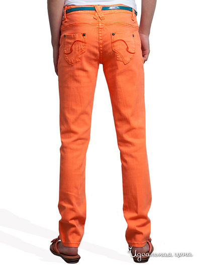 Узкие джинсы Million X для девочки, цвет оранжевый