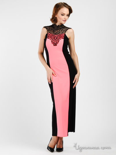 Платье Progress, цвет черный-розовый