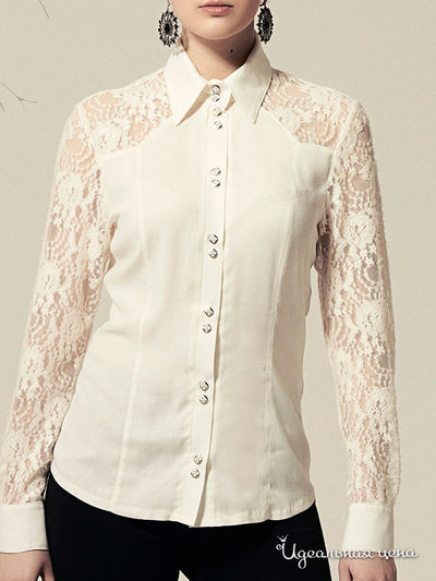 Блуза Valeria Lux, цвет молочный