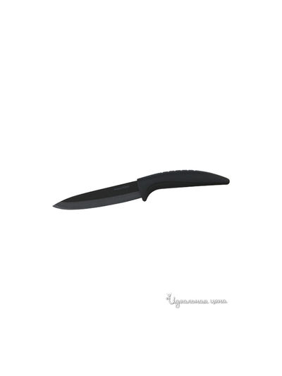 Нож керамический, 10 см. Pomi d'Oro, цвет черный