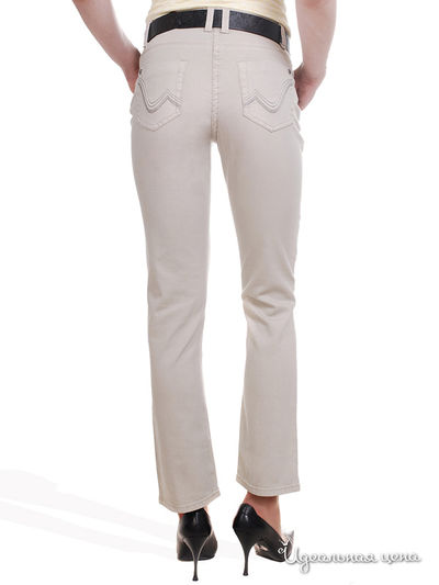 Прямые джинсы Rita Wave, длина 30 Million X Woman, цвет светло-серый