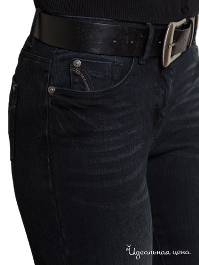 Прямые джинсы Rita Wave, длина 30 Million X Woman, цвет черно-синий