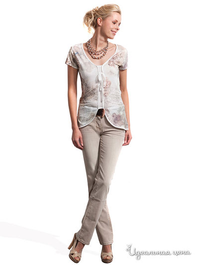 Прямые джинсы Rita Wave, длина 32 Million X Woman, цвет песочный