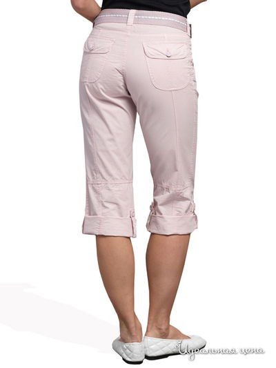 Укороченные брюки с отворотами Million X Woman, цвет сиреневый