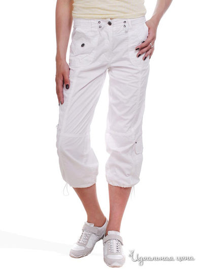 Укороченные брюки карго Million X Woman, цвет Белый