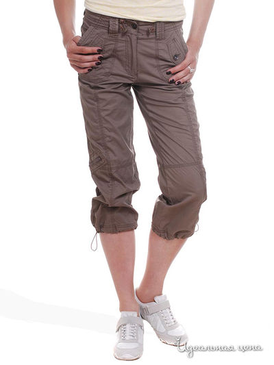Укороченные брюки карго Million X Woman, цвет Коричневый
