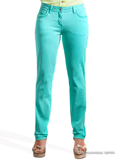 Узкие джинсы Victoria, длина 30 Million X Woman, цвет бирюзовый