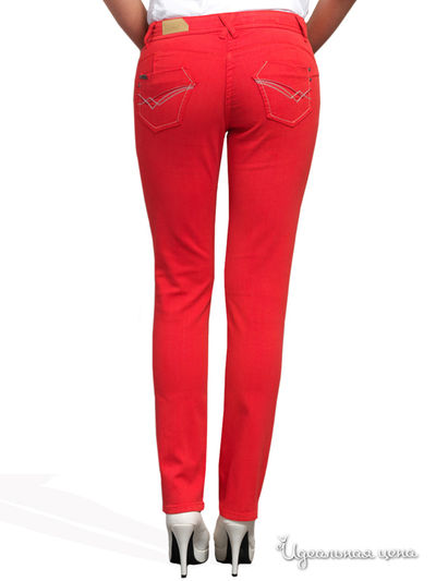 Узкие джинсы Victoria, длина 30 Million X Woman, цвет красный