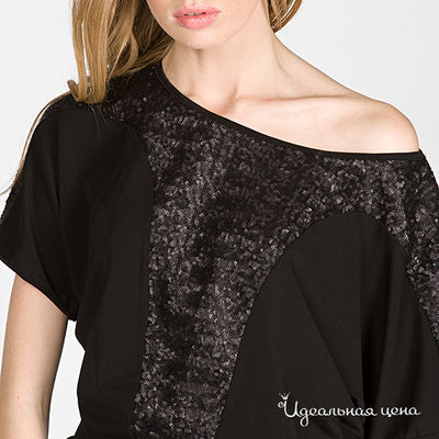 Блуза Cristina Gavioli женская, цвет черный