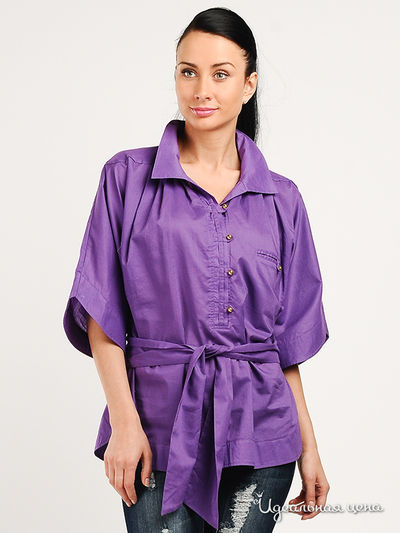 Блуза Carling, цвет сиреневая