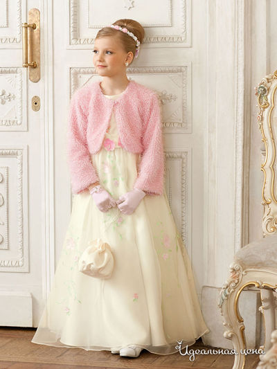 Платье Perlitta, цвет кремовый, розовый