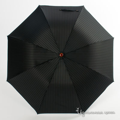 Зонт Pasotti, цвет черный в полоску