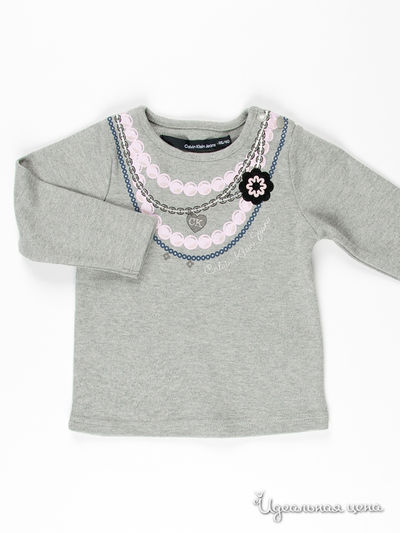 Джемпер Calvin Klein для девочки, цвет серый