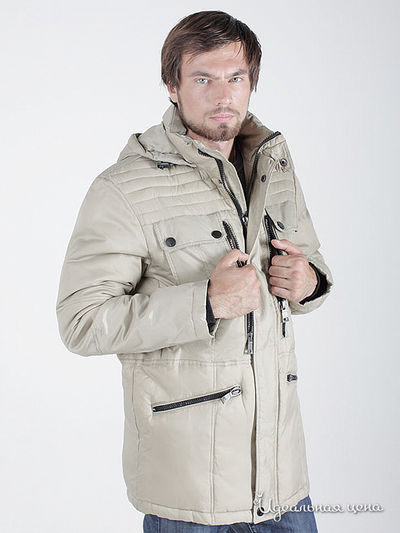 Стильная мужская куртка EVOLUTION-WEAR, цвет бежевый