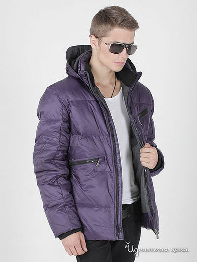 Стильная мужская куртка EVOLUTION-WEAR, цвет фиолетовый