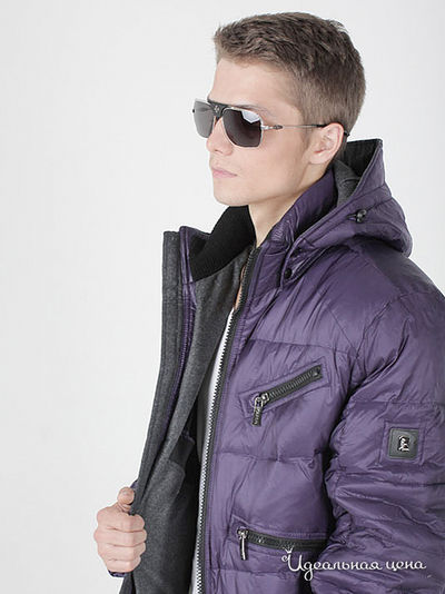 Стильная мужская куртка EVOLUTION-WEAR, цвет фиолетовый