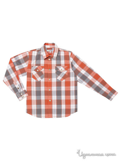 Сорочка S&#039;COOL!, цвет белый, серый, оранжевый