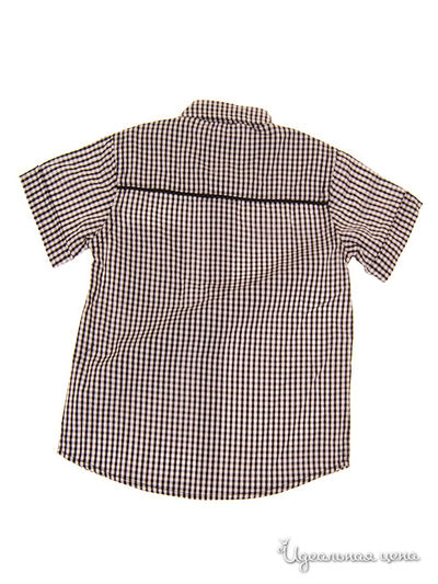 Рубашка Mini Shatsu, цвет черный/белый с аппликацией