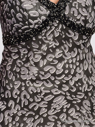 Платье NERA DI SERA, цвет черно-серый