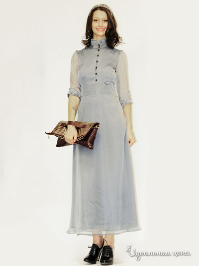Платье Nastya Sergeeva by May Be, цвет серый