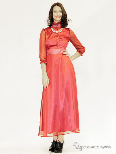 Платье Nastya Sergeeva by May Be, цвет бордовый