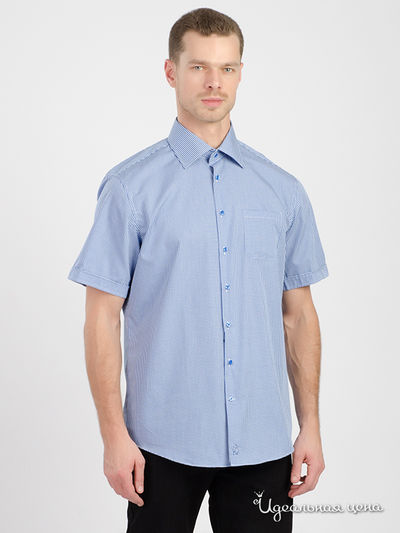 Рубашка Jacques Britt, цвет белый, синий