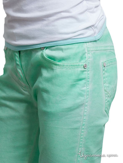 Укороченные брюки, крой для стандартной фигуры Million X для девочки, цвет зеленый