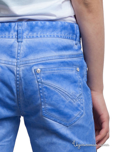 Узкие брюки, крой для стандартной фигуры Million X для девочки, цвет синий