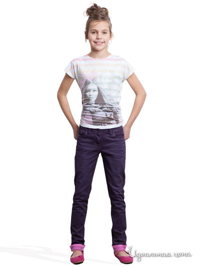Узкие джинсы Million X для девочки, цвет фиолетовый